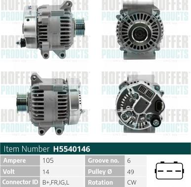 Wilmink Group WG2197007 - Alternator autospares.lv