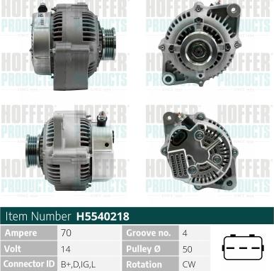 Wilmink Group WG2197010 - Alternator autospares.lv