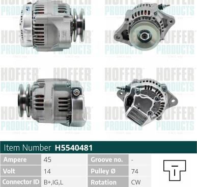 Wilmink Group WG2197036 - Alternator autospares.lv