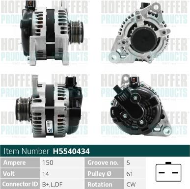 Wilmink Group WG2197032 - Alternator autospares.lv