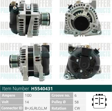 Wilmink Group WG2197029 - Alternator autospares.lv