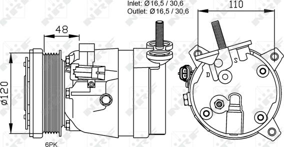 Wilmink Group WG2159509 - Compressor, air conditioning autospares.lv