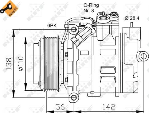 Wilmink Group WG2159191 - Compressor, air conditioning autospares.lv