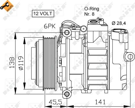 Wilmink Group WG2159103 - Compressor, air conditioning autospares.lv