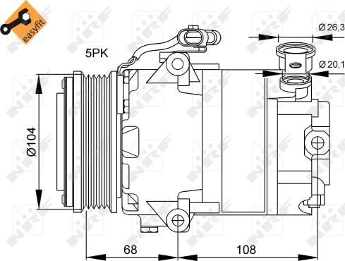 Wilmink Group WG2159118 - Compressor, air conditioning autospares.lv
