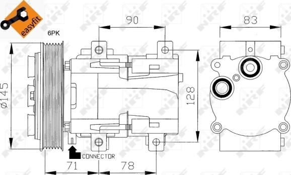 Wilmink Group WG2159122 - Compressor, air conditioning autospares.lv