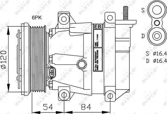 Wilmink Group WG2159398 - Compressor, air conditioning autospares.lv