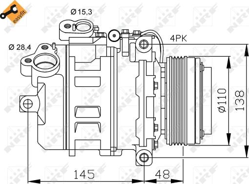 Wilmink Group WG2159369 - Compressor, air conditioning autospares.lv