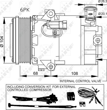 Wilmink Group WG2159331 - Compressor, air conditioning autospares.lv