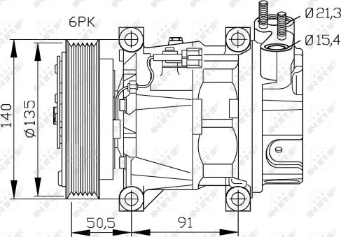 Wilmink Group WG2159296 - Compressor, air conditioning autospares.lv