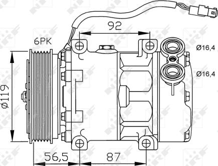 Wilmink Group WG2159290 - Compressor, air conditioning autospares.lv