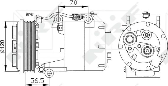 Wilmink Group WG2159261 - Compressor, air conditioning autospares.lv