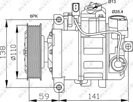 Wilmink Group WG2159239 - Compressor, air conditioning autospares.lv