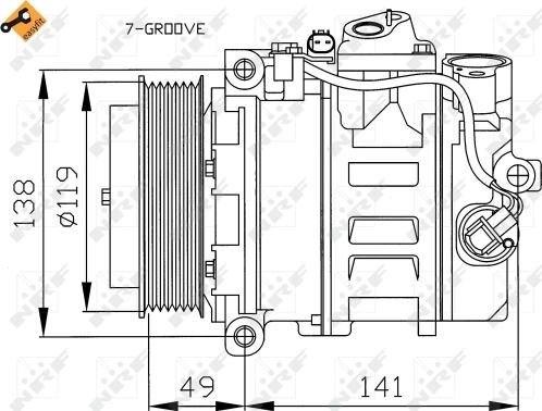 Wilmink Group WG2159225 - Compressor, air conditioning autospares.lv