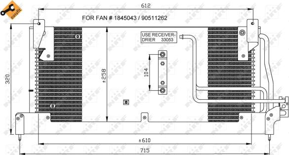 Wilmink Group WG2160793 - Condenser, air conditioning autospares.lv