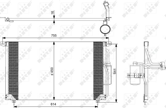 Wilmink Group WG2160781 - Condenser, air conditioning autospares.lv