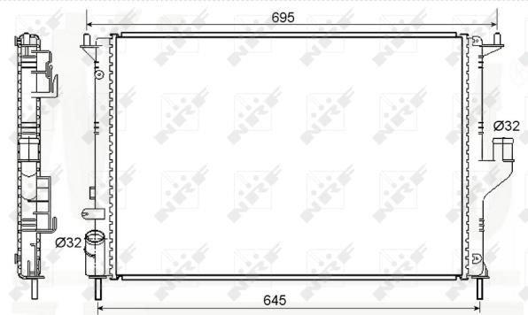 Wilmink Group WG2161923 - Radiator, engine cooling autospares.lv