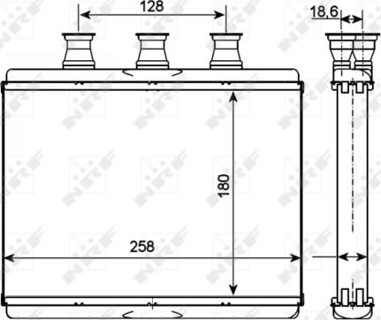 Wilmink Group WG2162036 - Heat Exchanger, interior heating autospares.lv