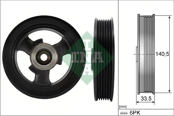 Wilmink Group WG2101396 - Belt Pulley, crankshaft autospares.lv