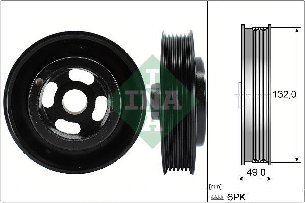 Wilmink Group WG2101392 - Belt Pulley, crankshaft autospares.lv