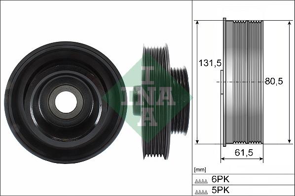 Wilmink Group WG2112209 - Belt Pulley, crankshaft autospares.lv