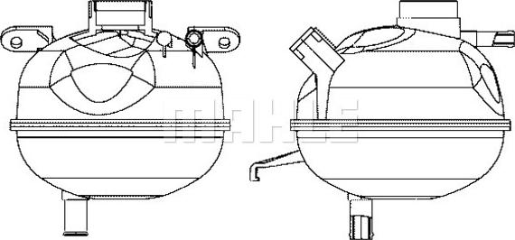 Wilmink Group WG2184418 - Expansion Tank, coolant autospares.lv