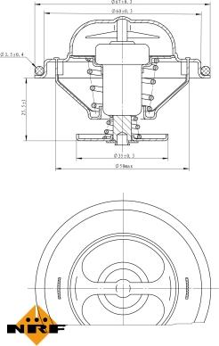 Wilmink Group WG2184692 - Coolant thermostat / housing autospares.lv