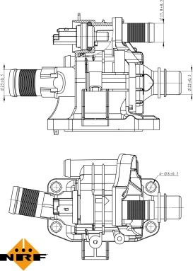 Wilmink Group WG2184663 - Coolant thermostat / housing autospares.lv