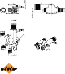 Wilmink Group WG2184681 - Coolant thermostat / housing autospares.lv