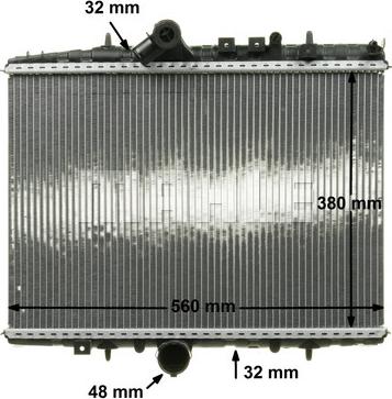 Wilmink Group WG2184095 - Radiator, engine cooling autospares.lv