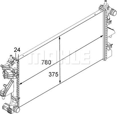 Wilmink Group WG2184093 - Radiator, engine cooling autospares.lv