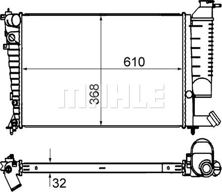 Wilmink Group WG2184061 - Radiator, engine cooling autospares.lv