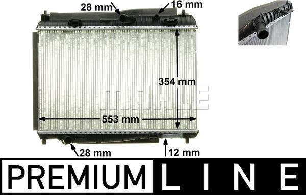 Wilmink Group WG2184083 - Radiator, engine cooling autospares.lv