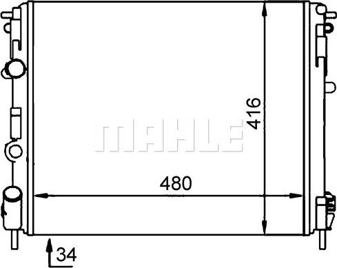 Wilmink Group WG2184141 - Radiator, engine cooling autospares.lv