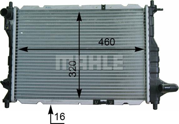 Wilmink Group WG2184162 - Radiator, engine cooling autospares.lv