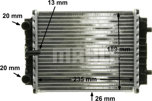 Wilmink Group WG2184135 - Radiator, engine cooling autospares.lv