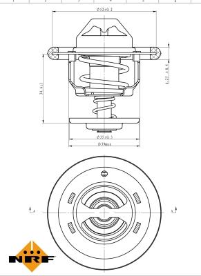 Wilmink Group WG2184806 - Coolant thermostat / housing autospares.lv