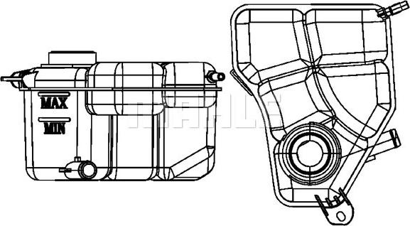 Wilmink Group WG2184295 - Expansion Tank, coolant autospares.lv