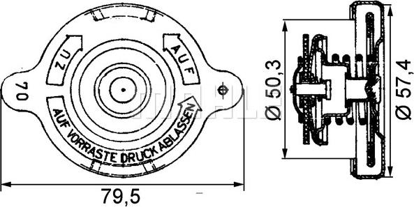 Wilmink Group WG2184224 - Sealing Cap, radiator autospares.lv