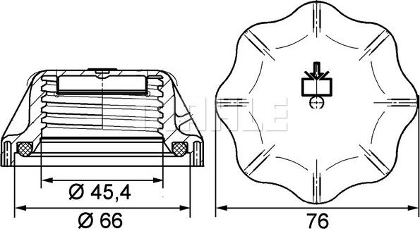 Wilmink Group WG2184227 - Sealing Cap, coolant tank autospares.lv