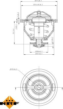 Wilmink Group WG2184756 - Coolant thermostat / housing autospares.lv