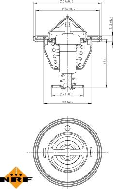 Wilmink Group WG2184709 - Coolant thermostat / housing autospares.lv