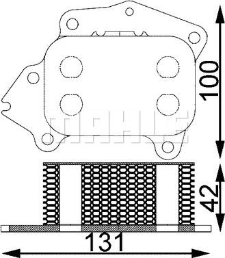 Wilmink Group WG2181142 - Oil Cooler, engine oil autospares.lv