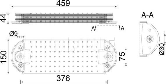 Wilmink Group WG2181165 - Oil Cooler, engine oil autospares.lv