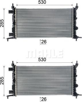 Wilmink Group WG2183949 - Radiator, engine cooling autospares.lv