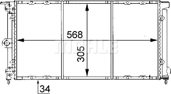 Wilmink Group WG2183951 - Radiator, engine cooling autospares.lv