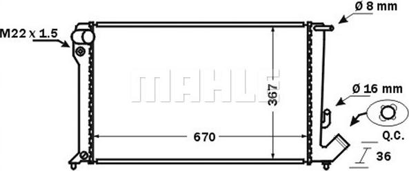 Wilmink Group WG2183963 - Radiator, engine cooling autospares.lv