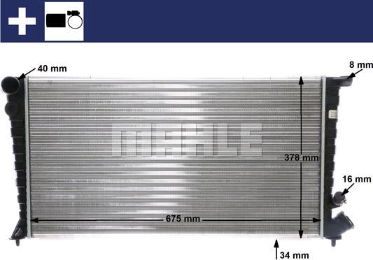 Wilmink Group WG2183963 - Radiator, engine cooling autospares.lv