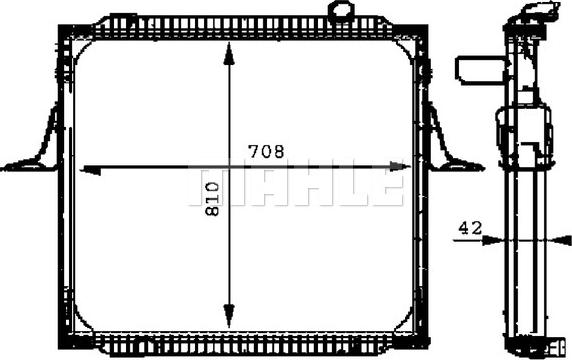 Wilmink Group WG2183909 - Radiator, engine cooling autospares.lv