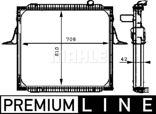 Wilmink Group WG2183909 - Radiator, engine cooling autospares.lv